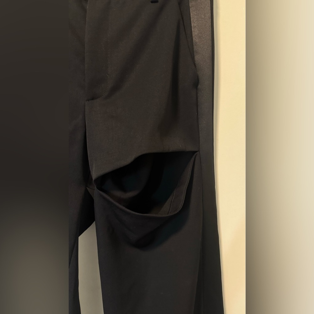 A R E A Asymmetric Slit Pant - image 7
